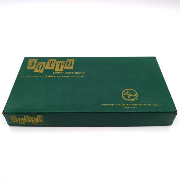 Vintage JOTTO 1973 Secret Word Game by Selchow & Righter From Maker of Scrabble - Picture 4 of 4